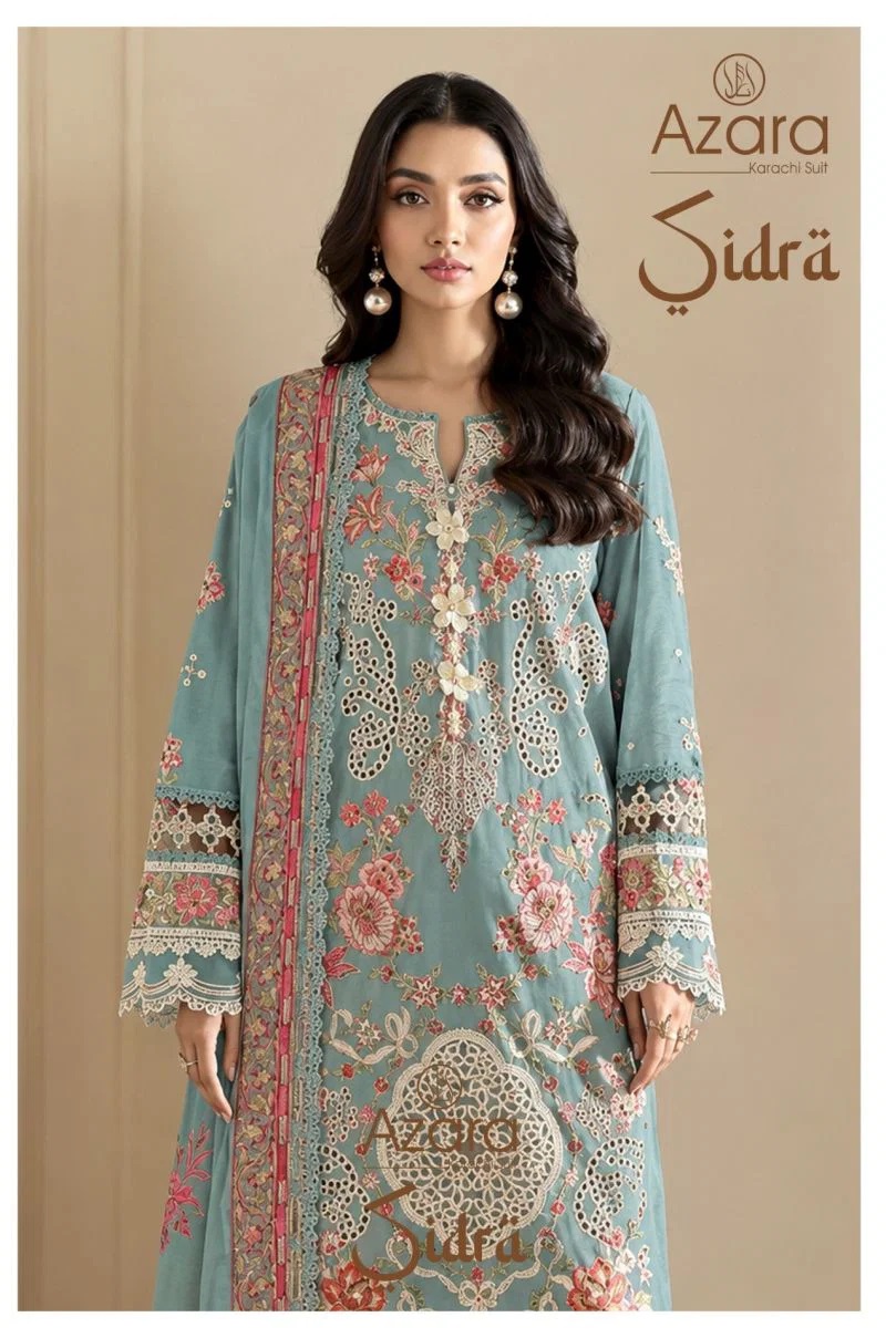 Radhika Azara Sidra Pure Cotton Pakistani Salwar Kameez Collection