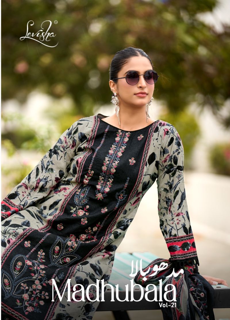 Levisha Madhubala Vol 21 Cambric Lawn Cotton Dress Material Collection