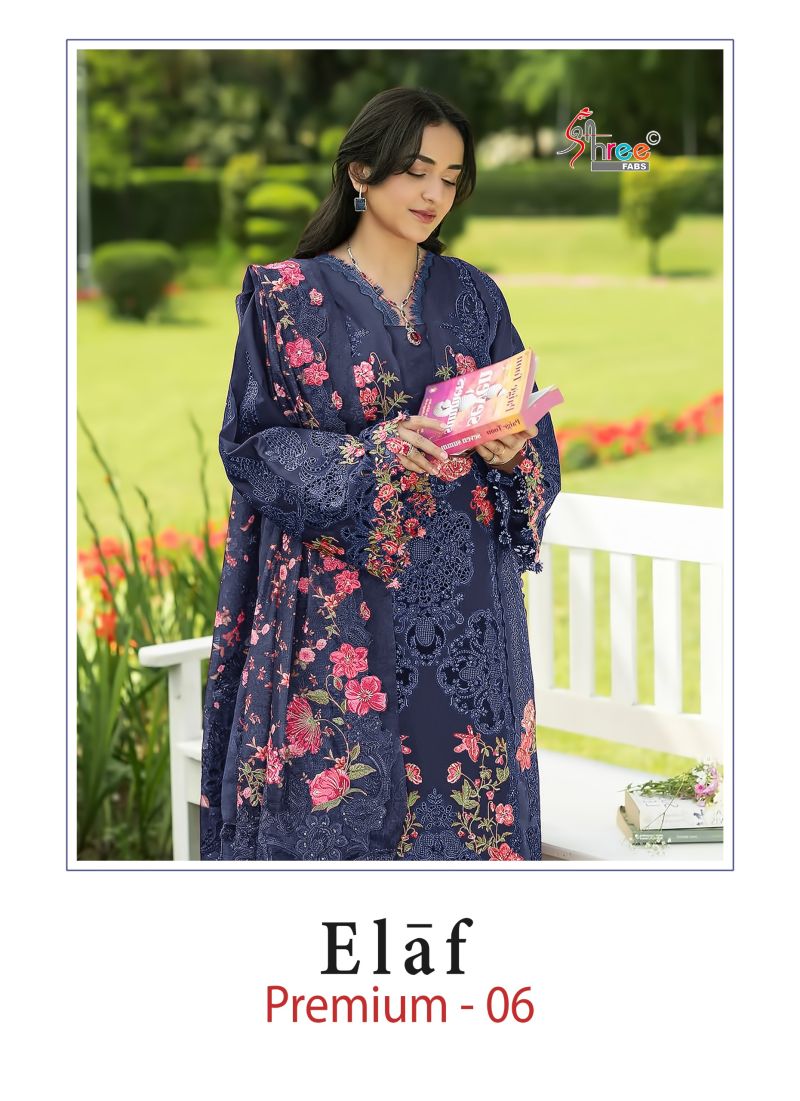 Shree Elaf Premium Vol 6 Cotton Pakistani Suits Cotton Dupatta