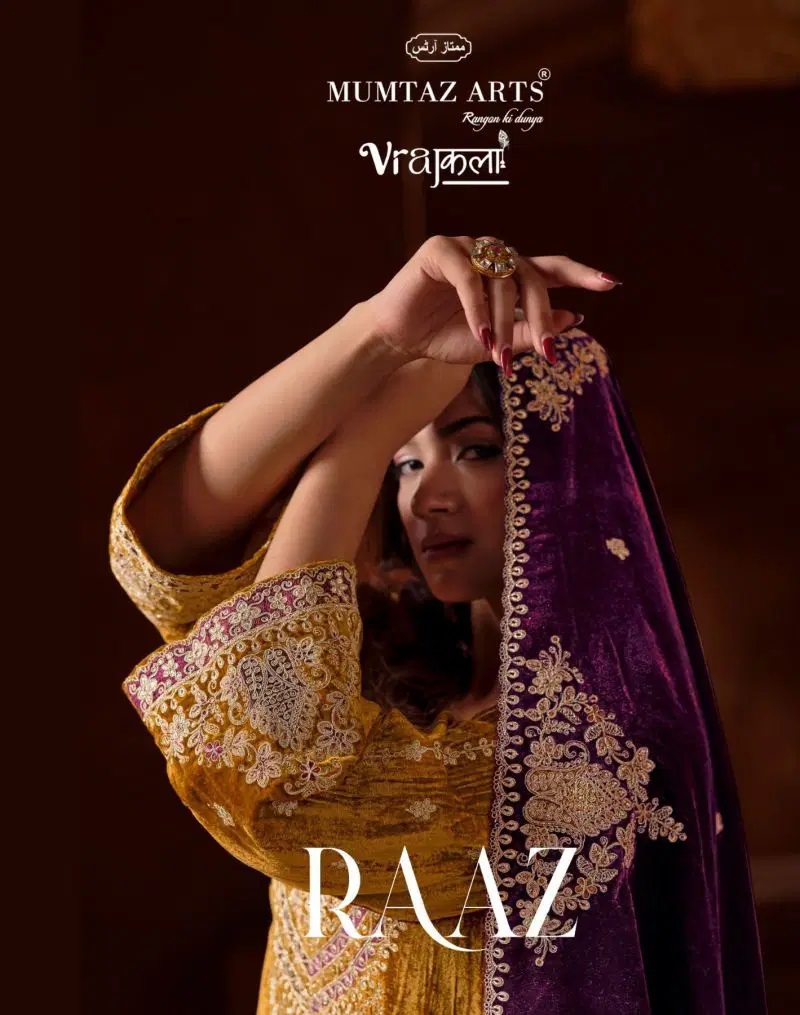 Mumtaz Arts Raaz Velvet Embroidered Salwar Kameez Collection