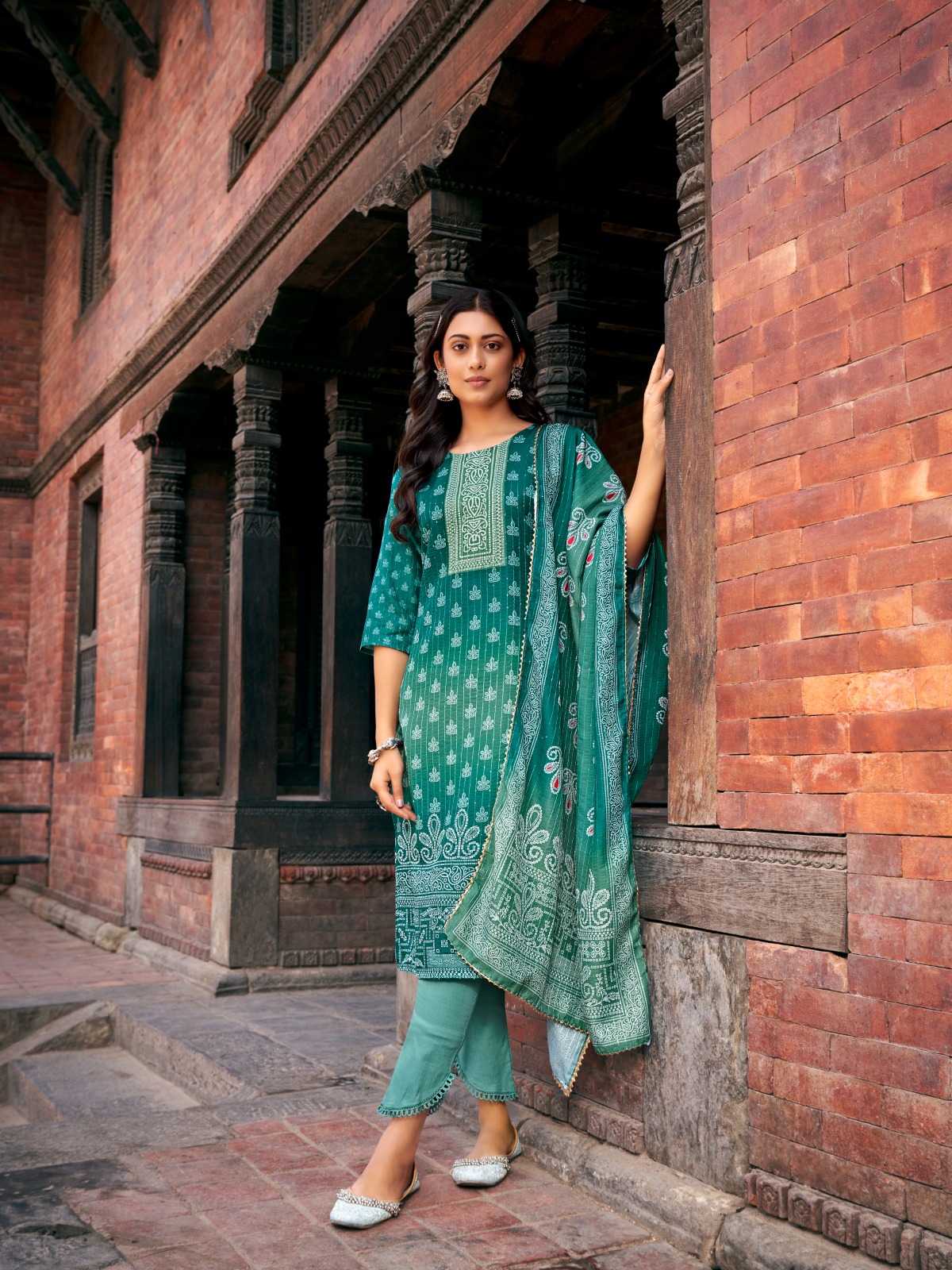 Elevate Your Style with Dresswala's Stunning Printed Kurti Pant Collection  - Dresswala