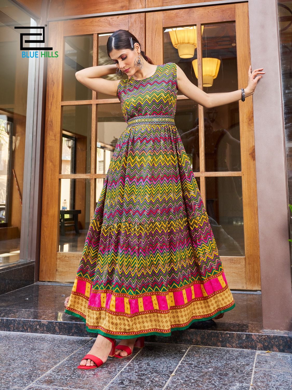 Blue Hills Rakhsha Bandhan 3 Designer Anarkali Kurti Collection
