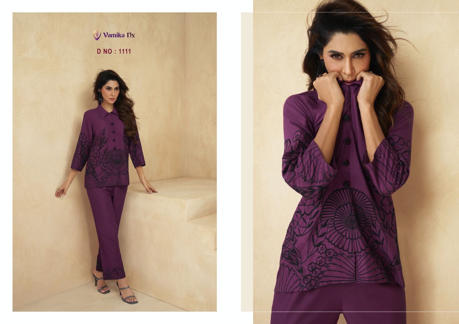 Vamika Nx Saraa Fancy Stylish Wester Top With Bottom Collection