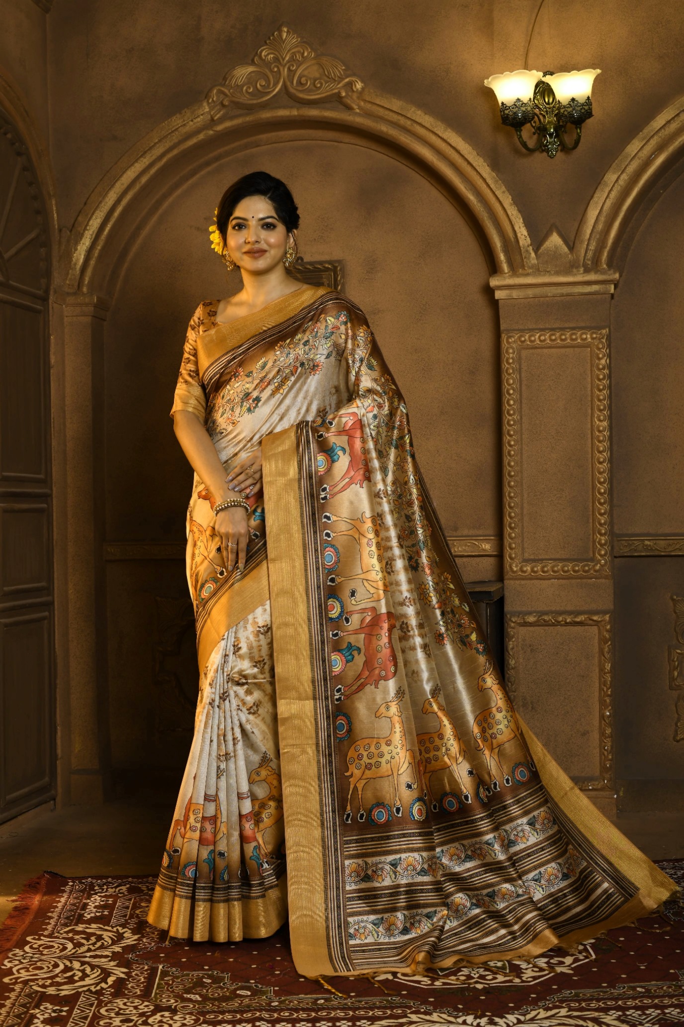 Tussar Silk Soft Kota Silk Saree KSS0088 - AB Fabrics