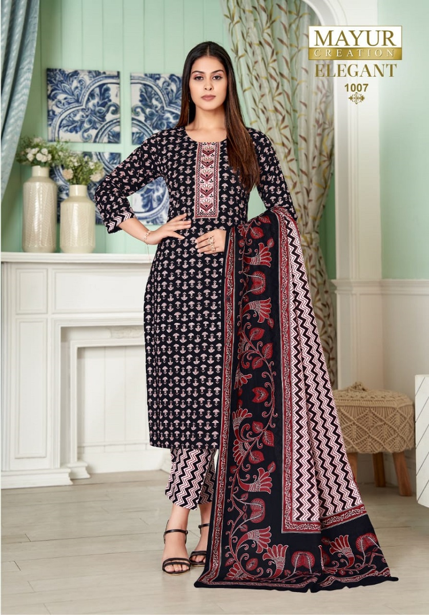 Mayur Elegant Vol 1 Cotton Dress Material Collection