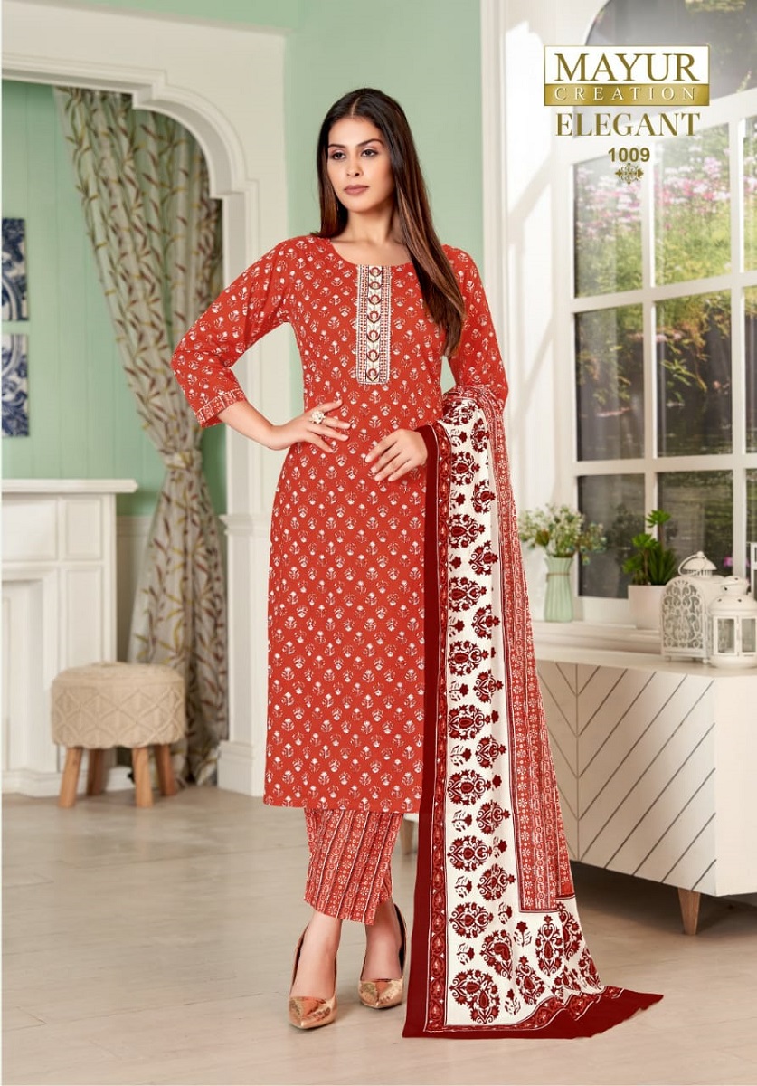 Mayur Elegant Vol 1 Cotton Dress Material Collection