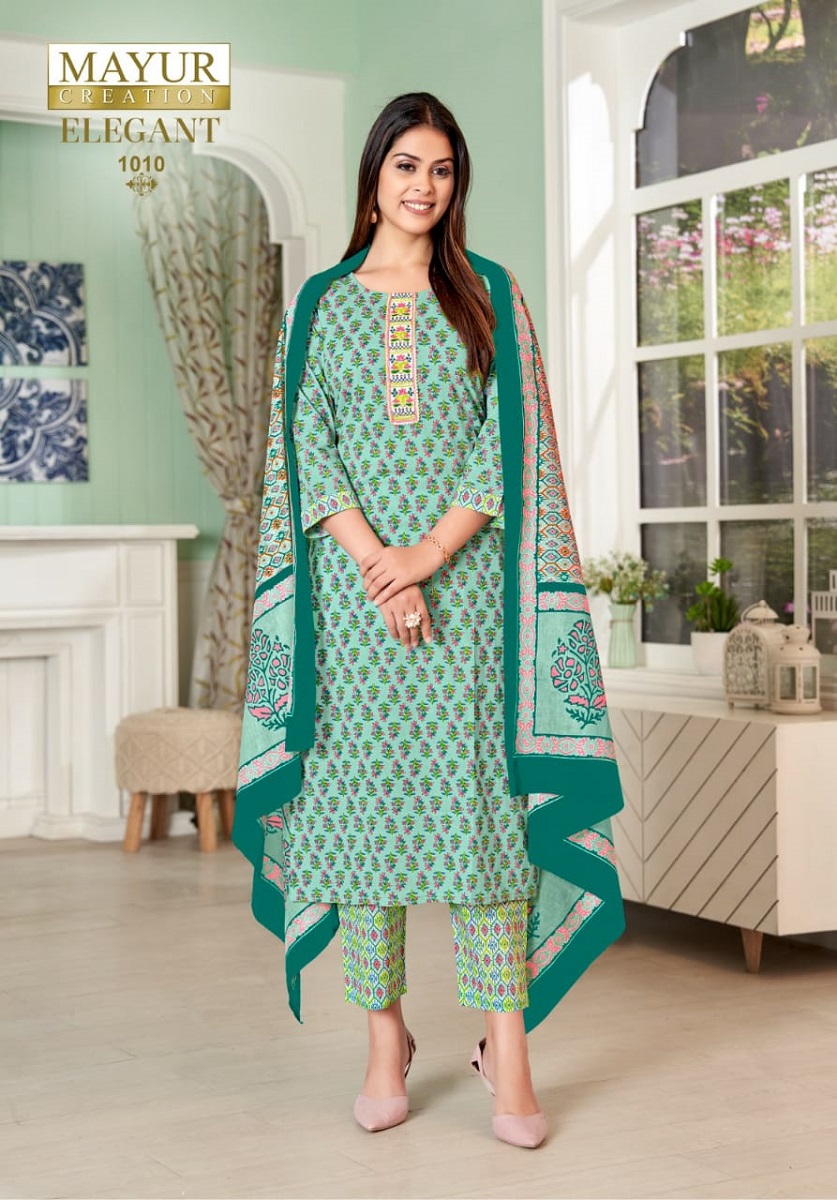 Mayur Elegant Vol 1 Cotton Dress Material Collection