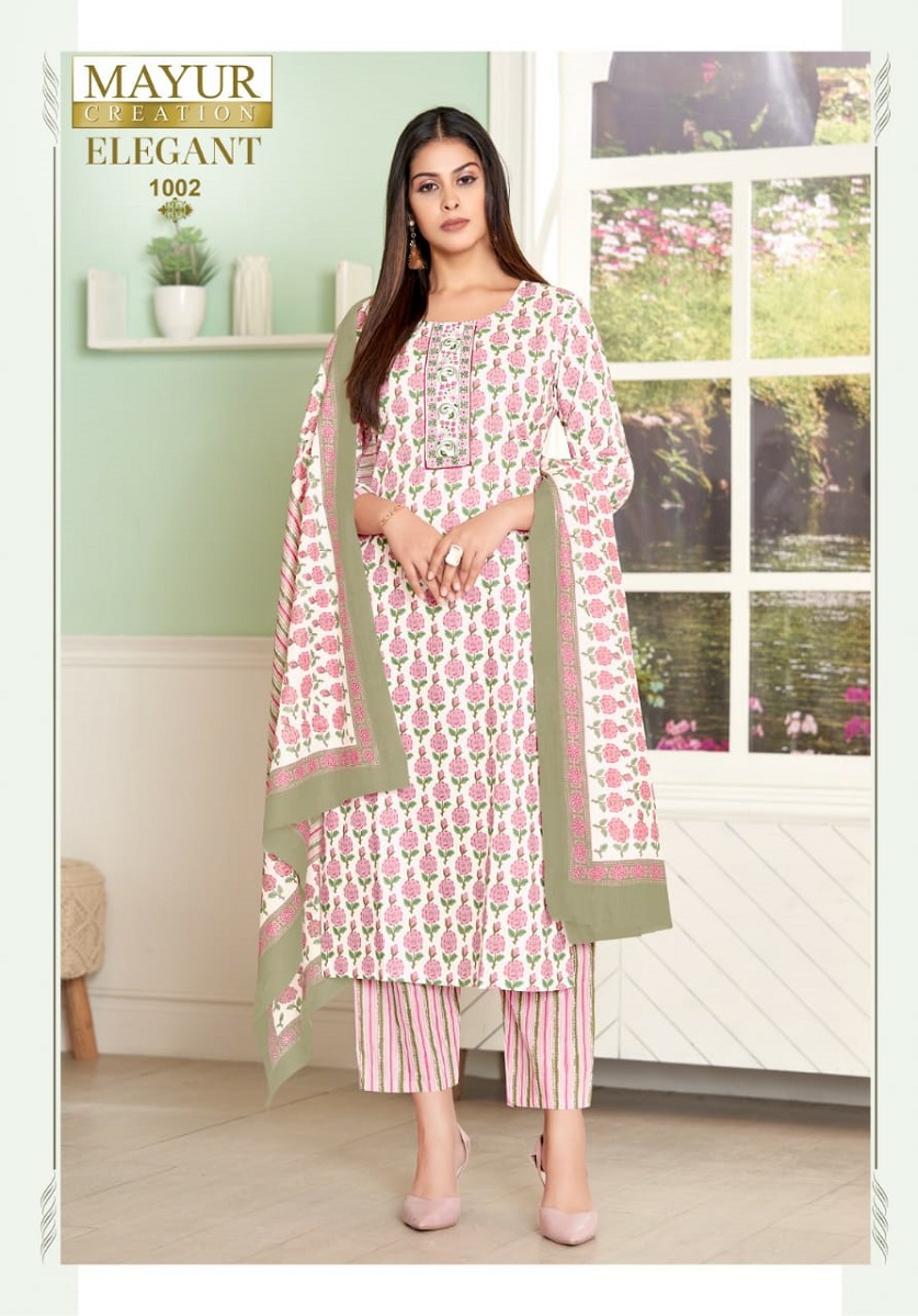 Mayur Elegant Vol 1 Cotton Dress Material Collection