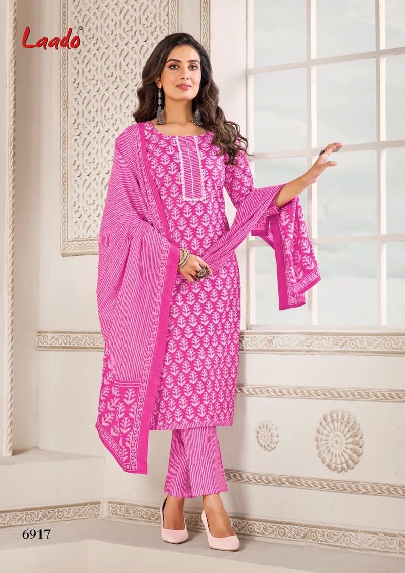 Laado Vol 69 Casual Cotton Dress Material Wholesale Shop