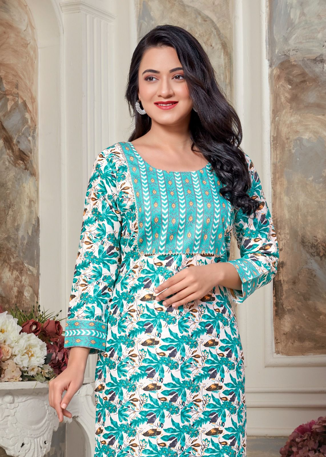 3/4th Sleeve Casual Wear Ladies Cotton Night Suit, Printed at Rs 550/piece  in Jaipur
