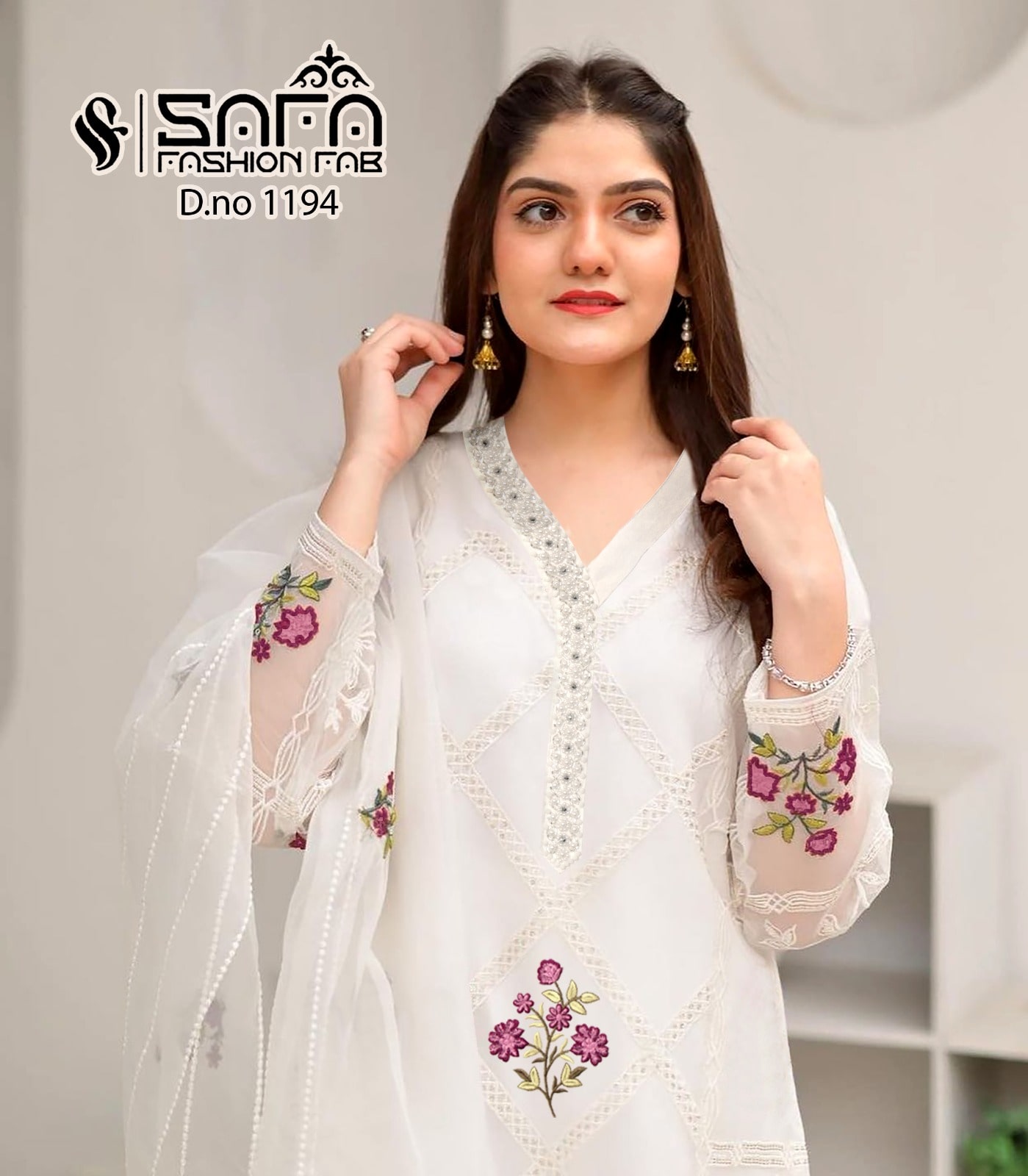Safa Fashion Fab 1194 Readymade Pakistani Dress Collection