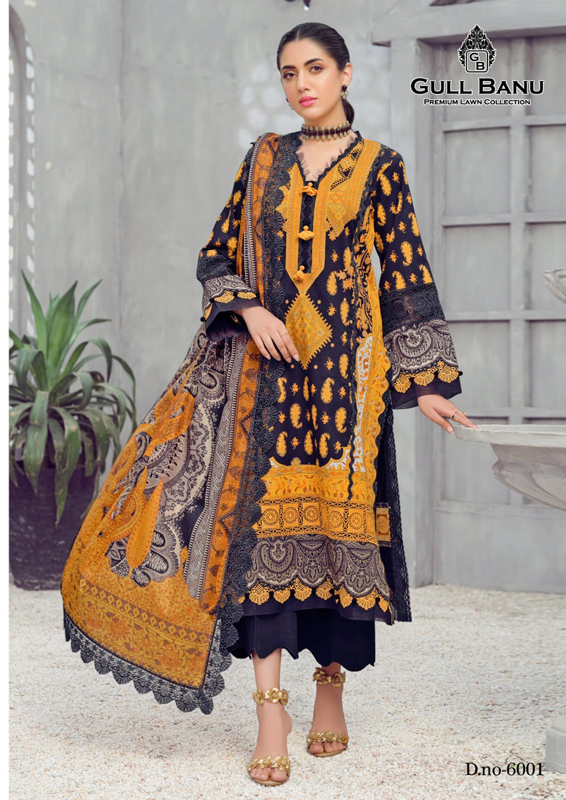 Gull A Ahmed Gull Banu Vol 6 Pakistani Karachi Cotton Dress Material ...