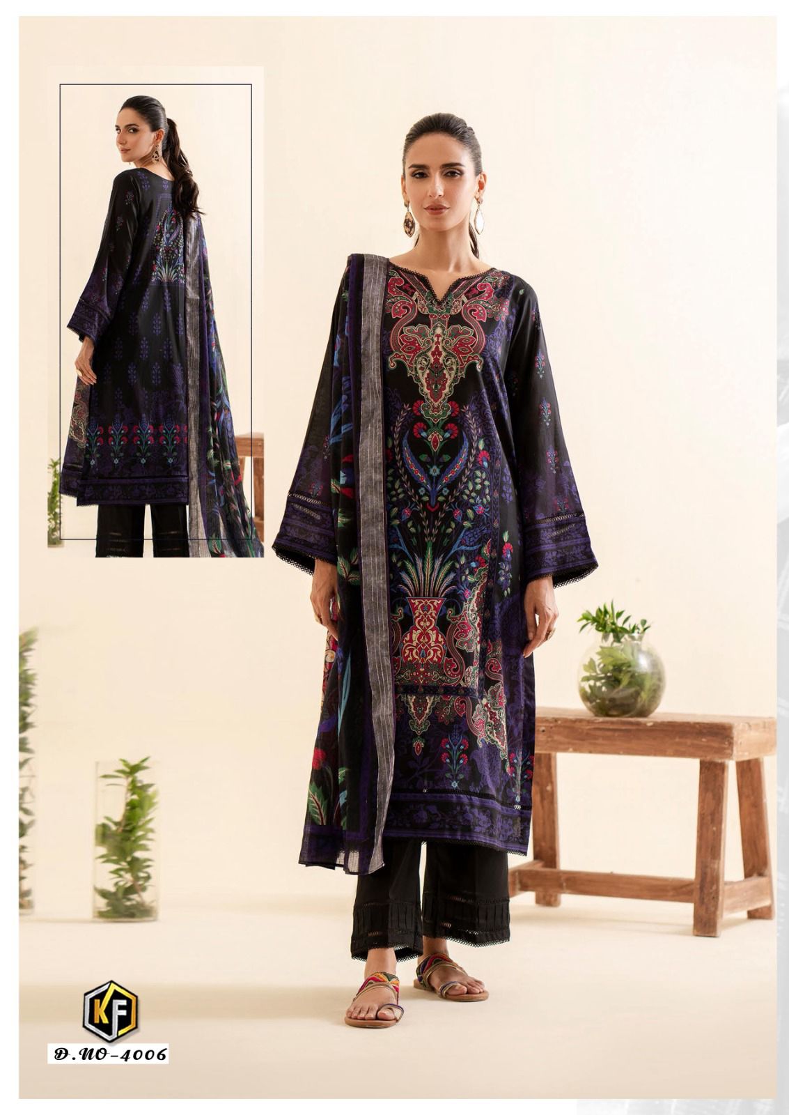 Keval Fab Rangrez Vol 4 Karachi Cotton Dress Material Online Shop