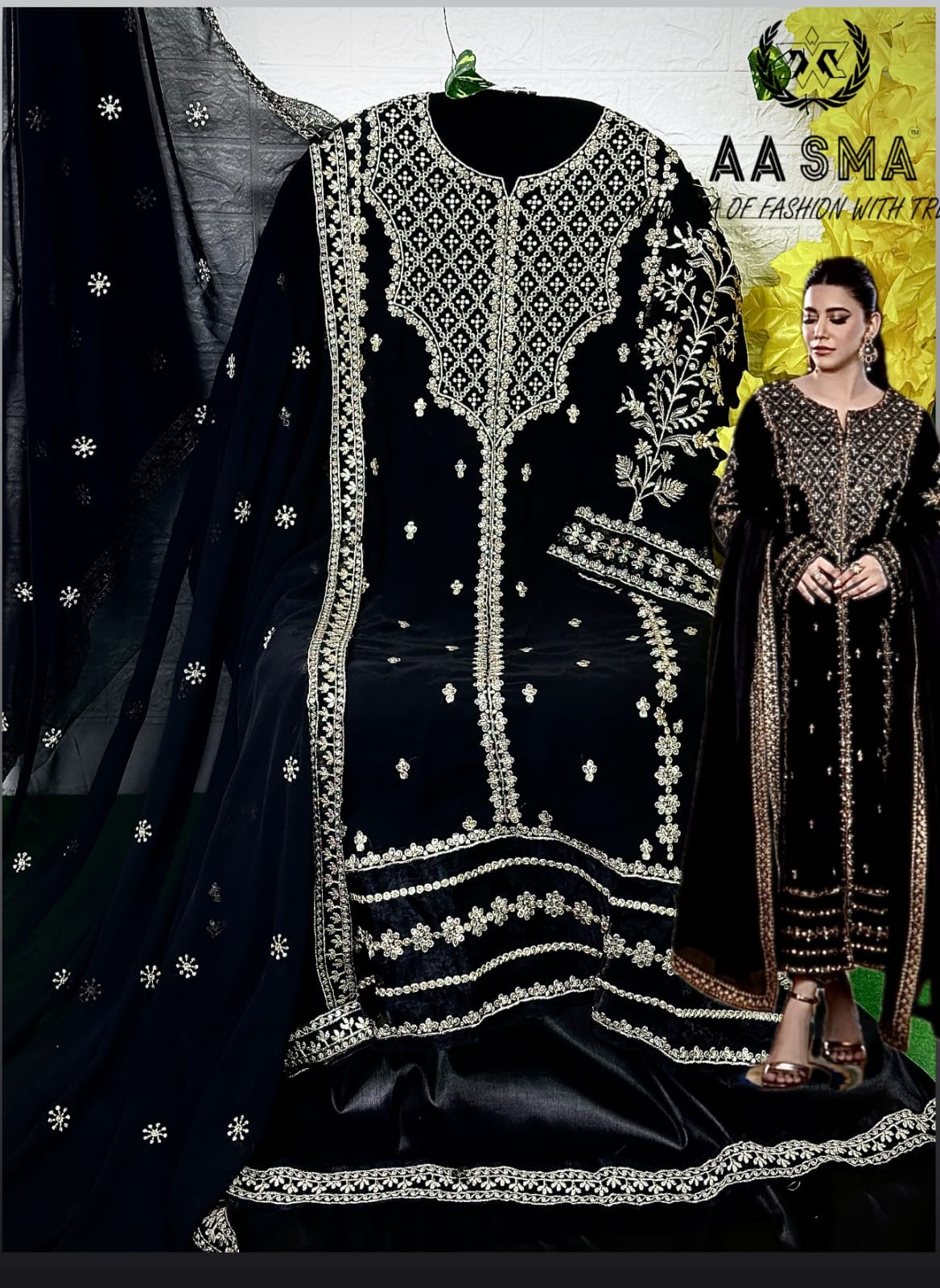 Aasma 204 Designer Pakistani Salwar Suits Collection