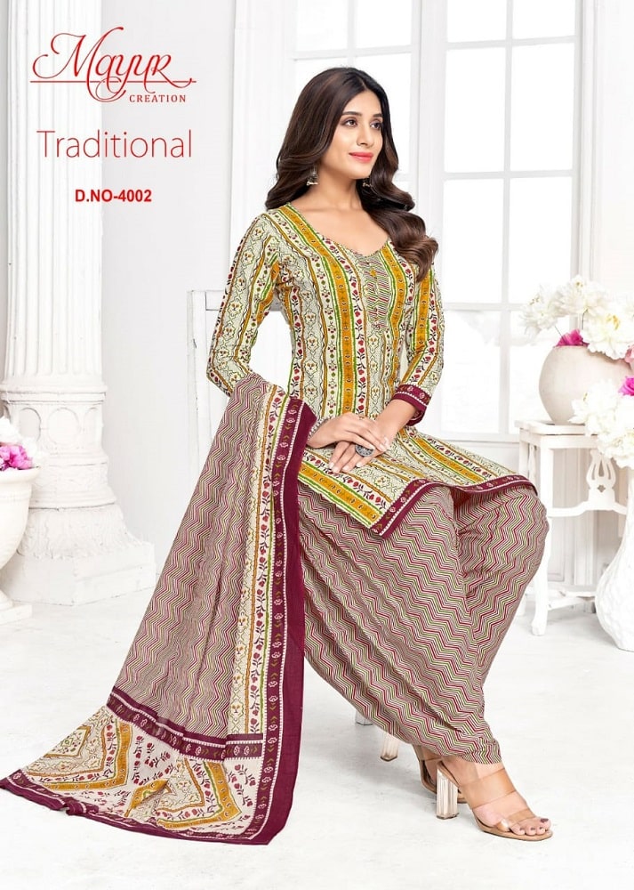 Anupama Vol 5 Mayur Creation Cotton Dress Material – Kavya Style Plus