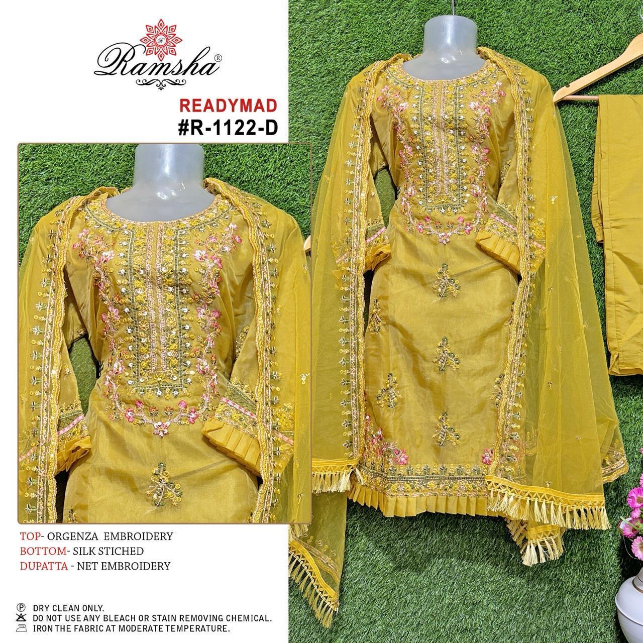 Ramsha R 1122 Readymade Pakistani Salwar Suits Collection