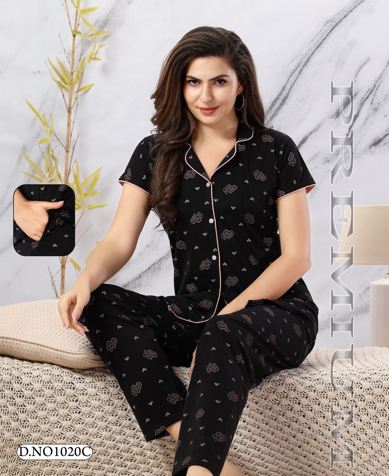 Summer Special C Ns Vol 1020 Hosiery Cotton Night Suits Collection