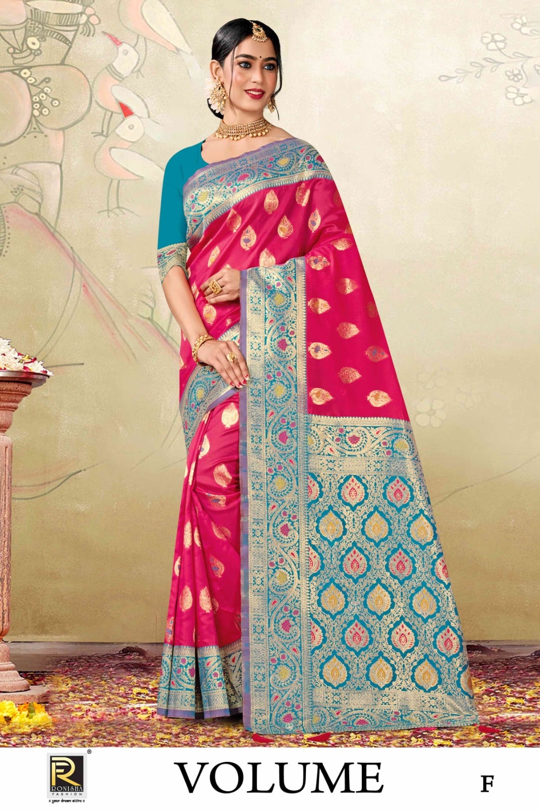 Ronisha Volume Wedding Banarasi Silk Saree Collection