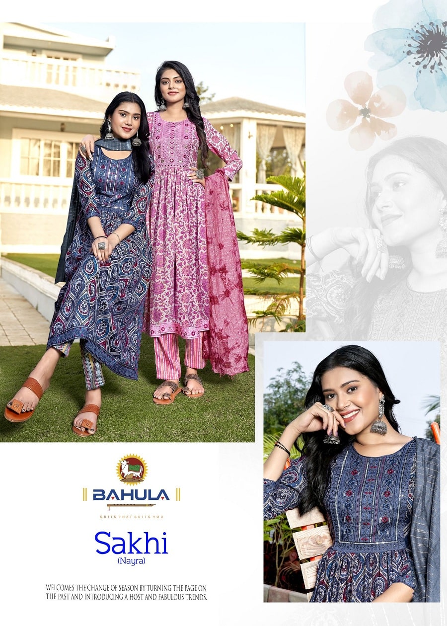 Bahula Sakhi Nayra Vol 1 Soft Cotton Readymade Dress Collection