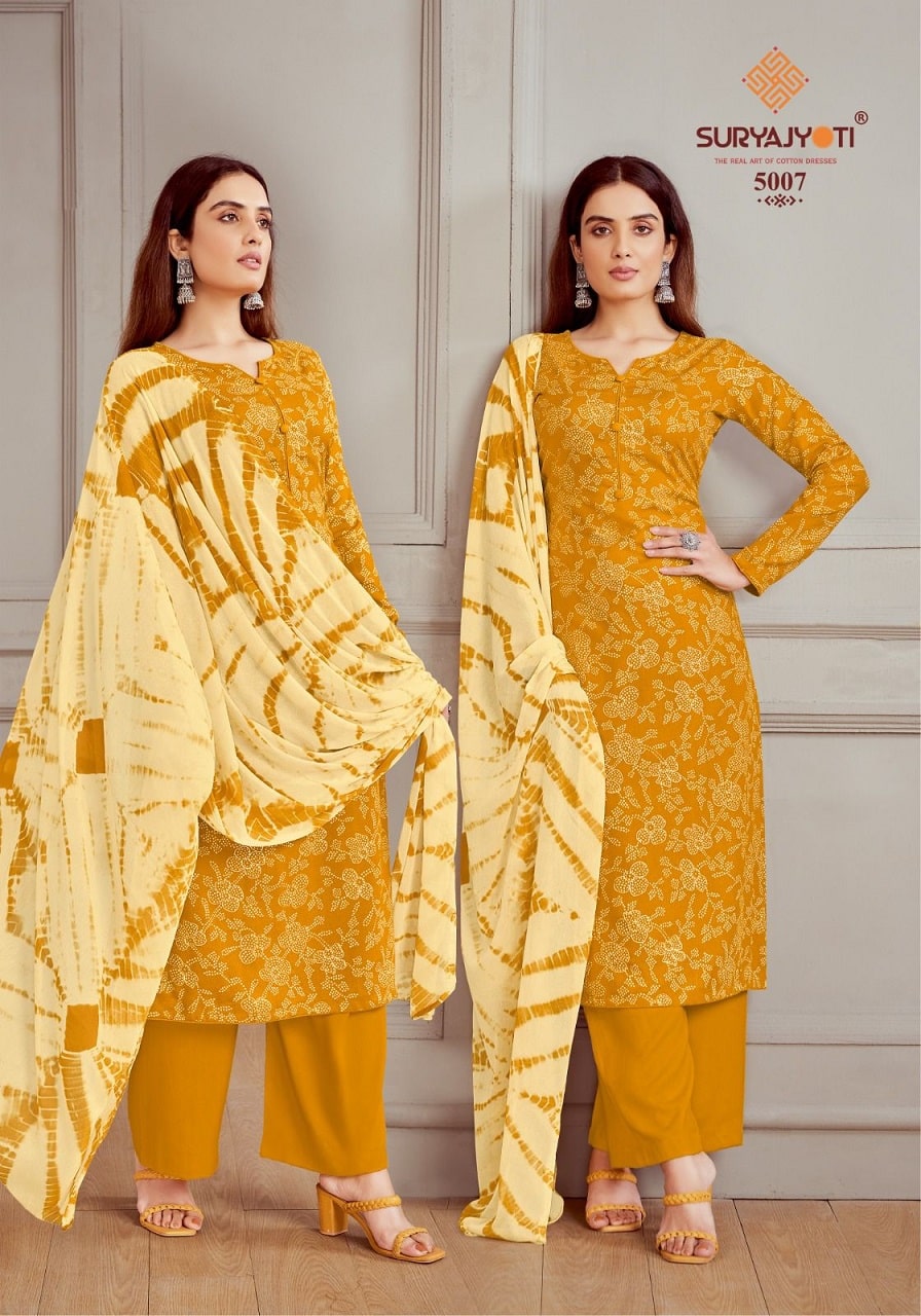 Suryajyoti Paroo Vol 5 Casual Wear Dress Material Collection