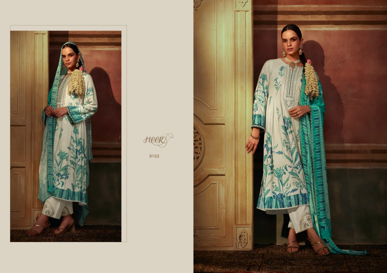 Kimora Heer Zulfa Maslin Printed Salwar Suits Collection