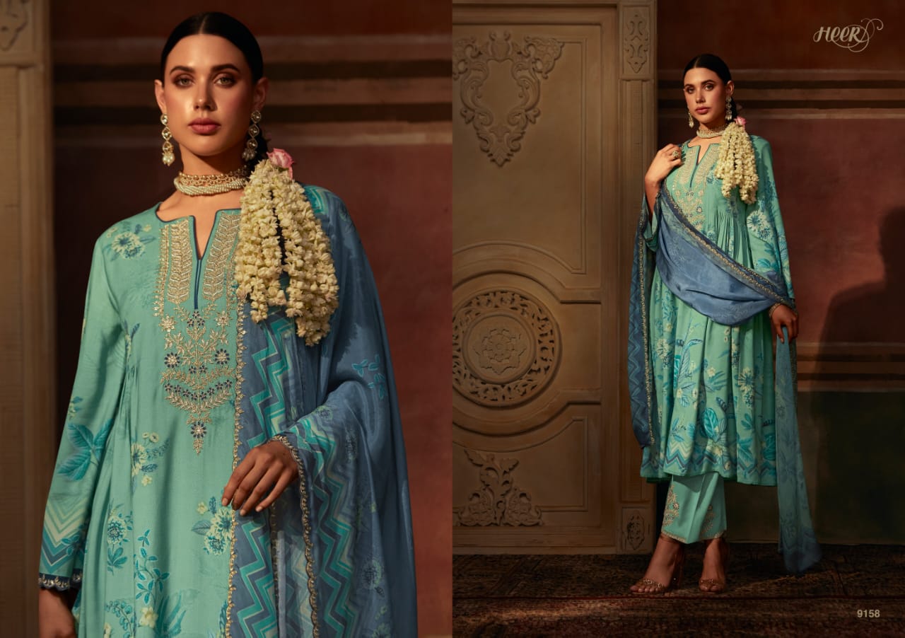 Kimora Heer Zulfa Maslin Printed Salwar Suits Collection