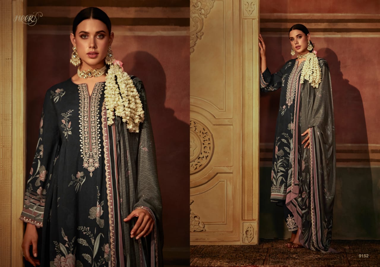 Kimora Heer Zulfa Maslin Printed Salwar Suits Collection