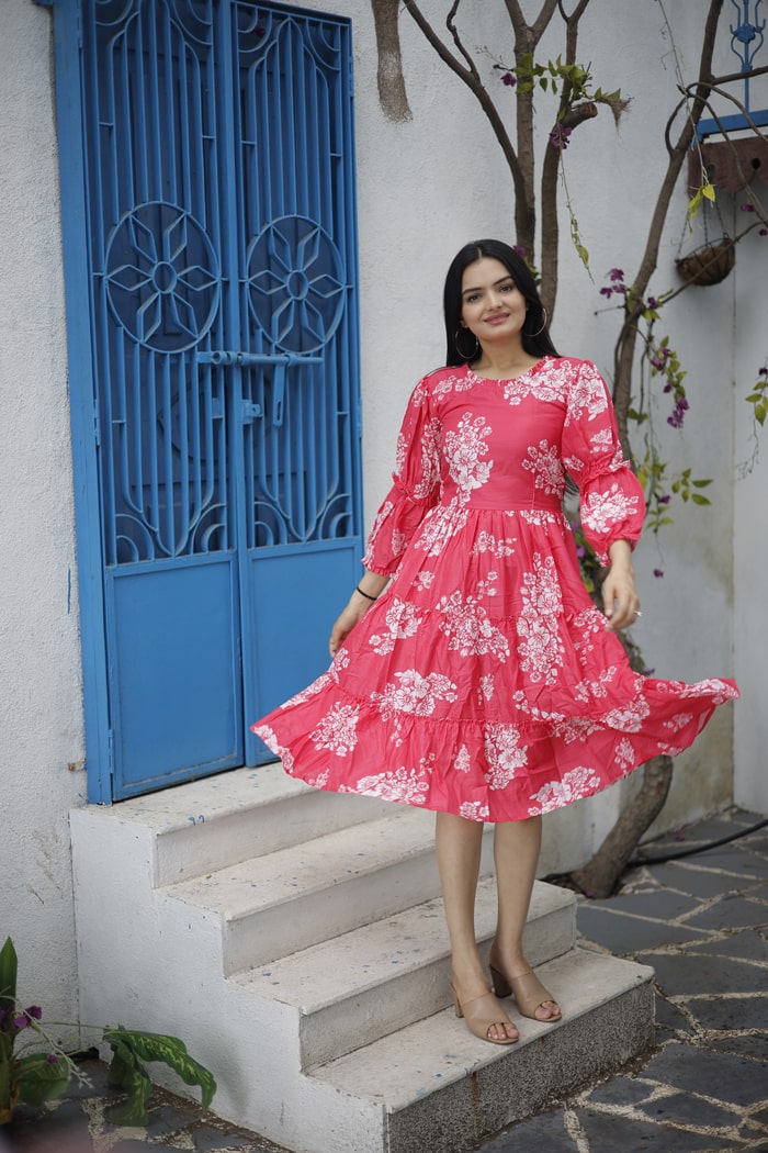 Aayaa Vol 16 Fancy Print Western Top Collection