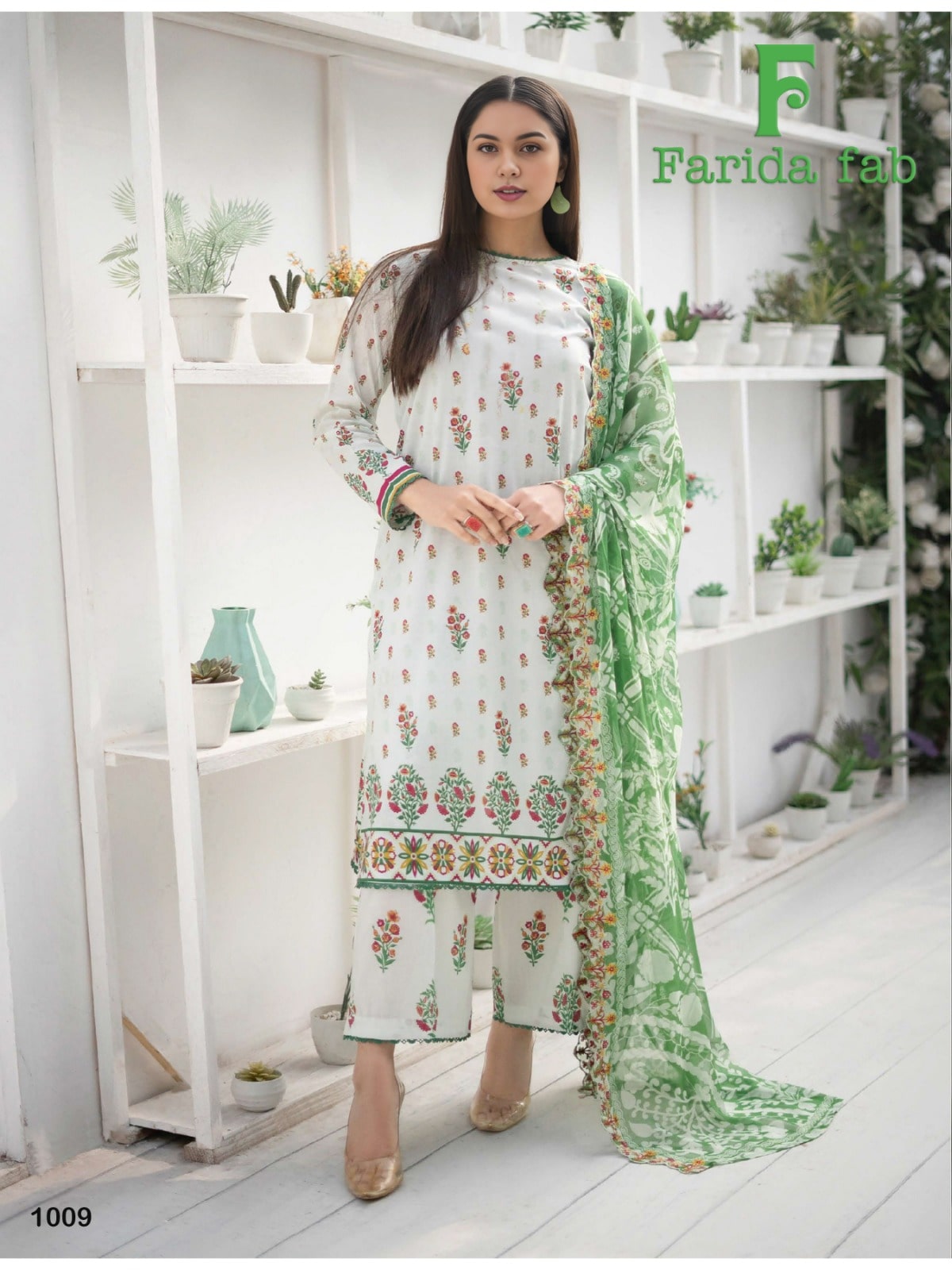 Farida Fab Spring Summer Soft Cotton Printed Dress Material Collection