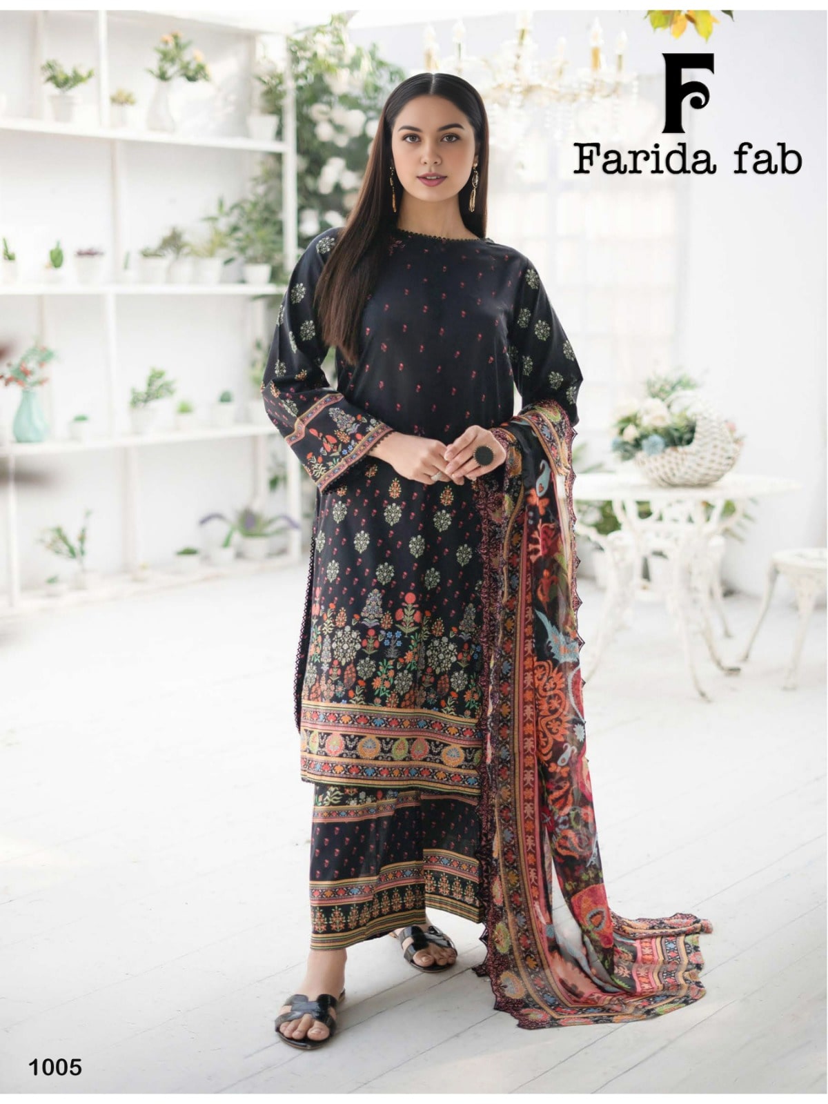 Farida Fab Spring Summer Soft Cotton Printed Dress Material Collection