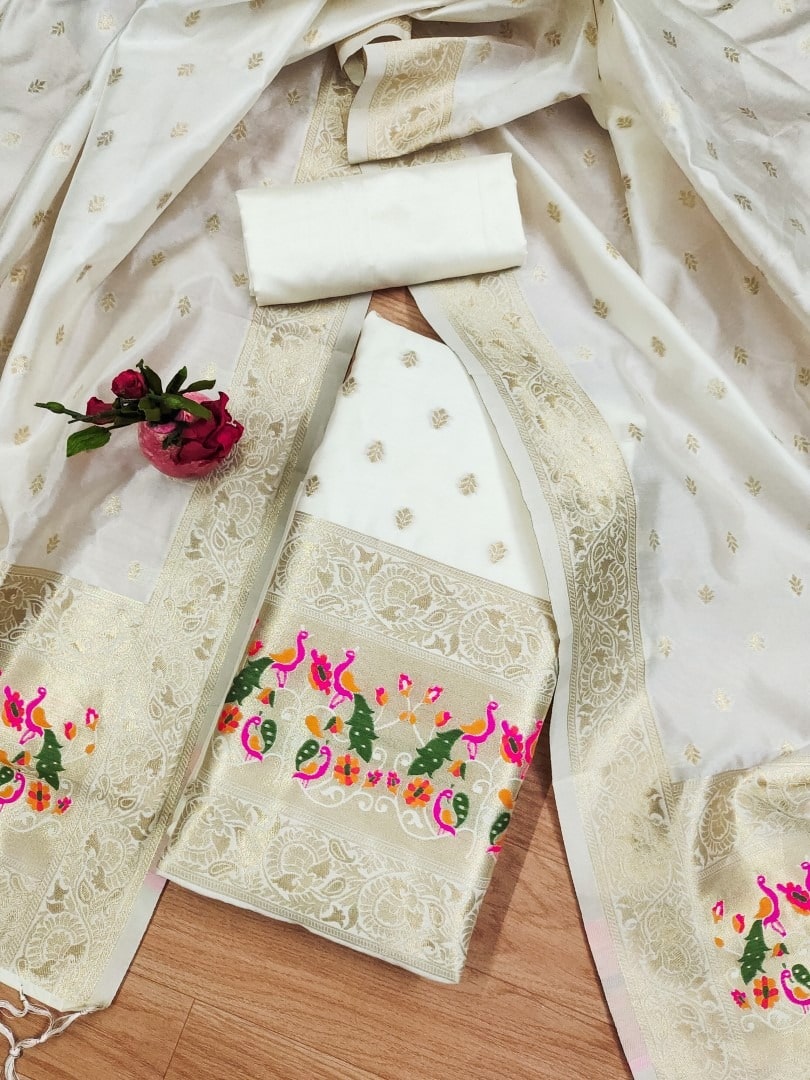 white christmas dresses 5 YARDS / 3 COLORS / Elynn Pink Blue Green Gold Peacock Design Mesh Sequin  Embroidery Lace / Dress Fabric main image 0