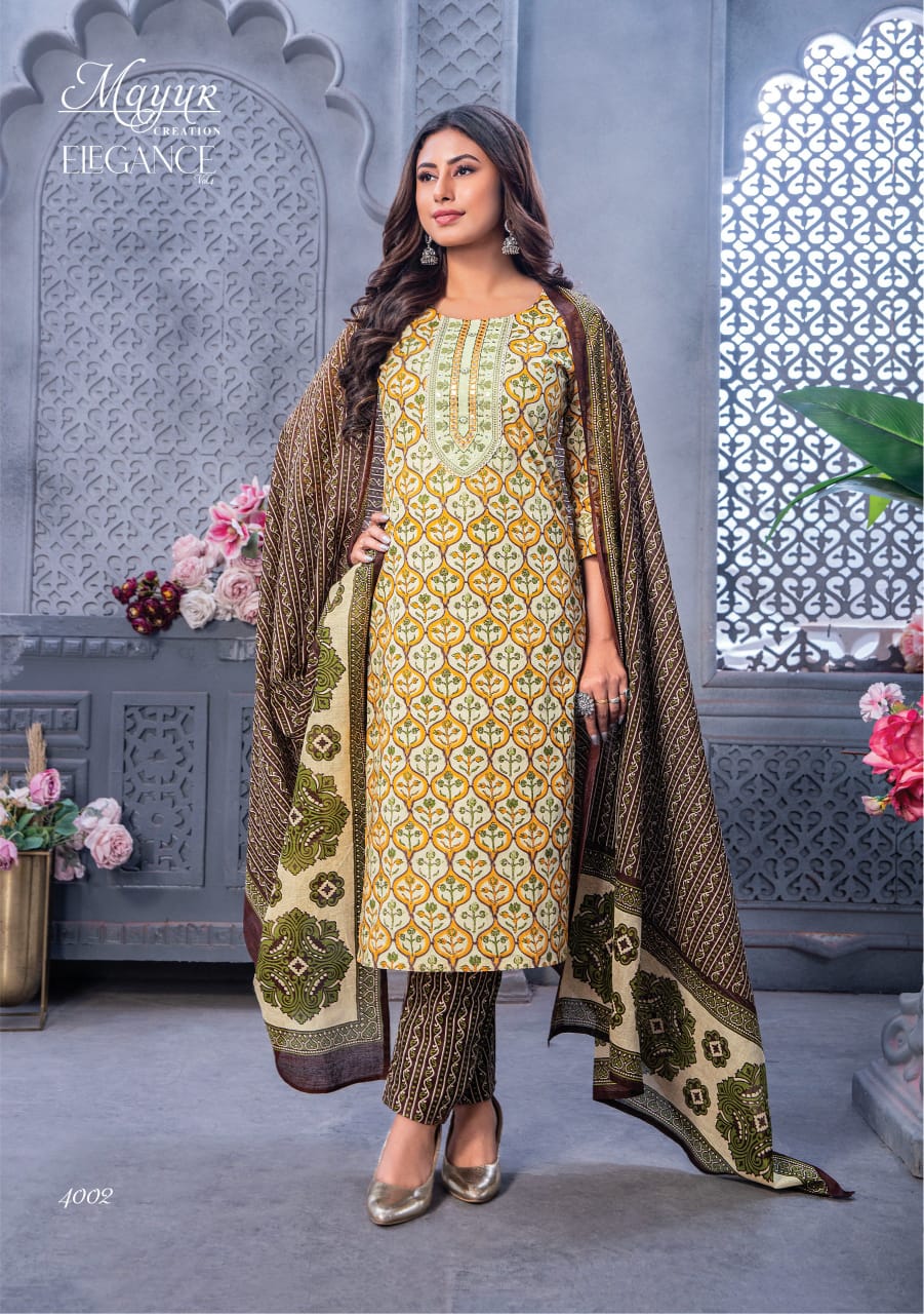 Mayur Elegance Vol 4 Cotton Printed Readymade Dress Collection