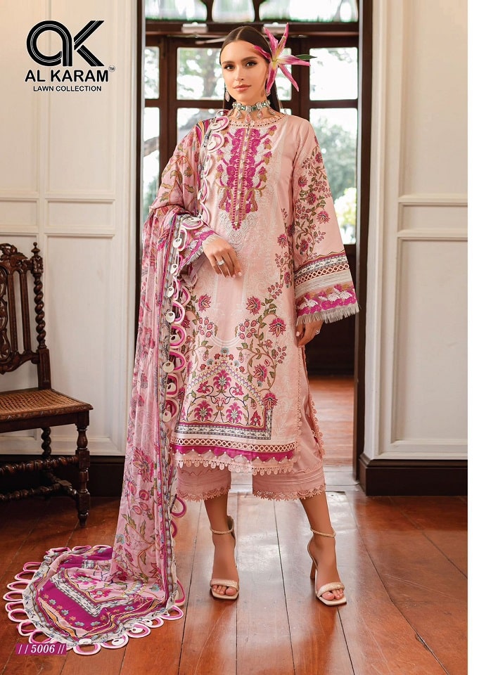white christmas dresses Cambric Cotton Embroidered Ikat Print Anarkali Kurta Dress (Blue) – Yash  Gallery main image 0