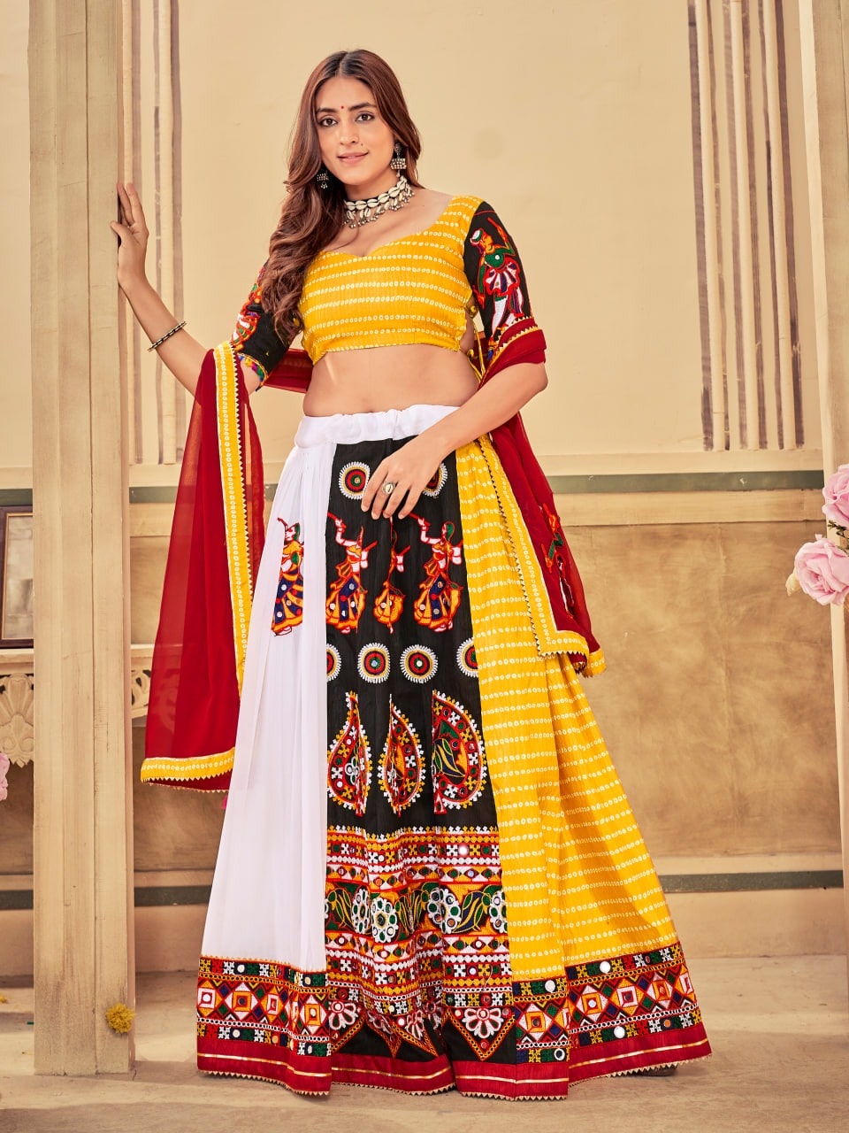 9Star Kalaratri Navratri Designer Ghagra Choli