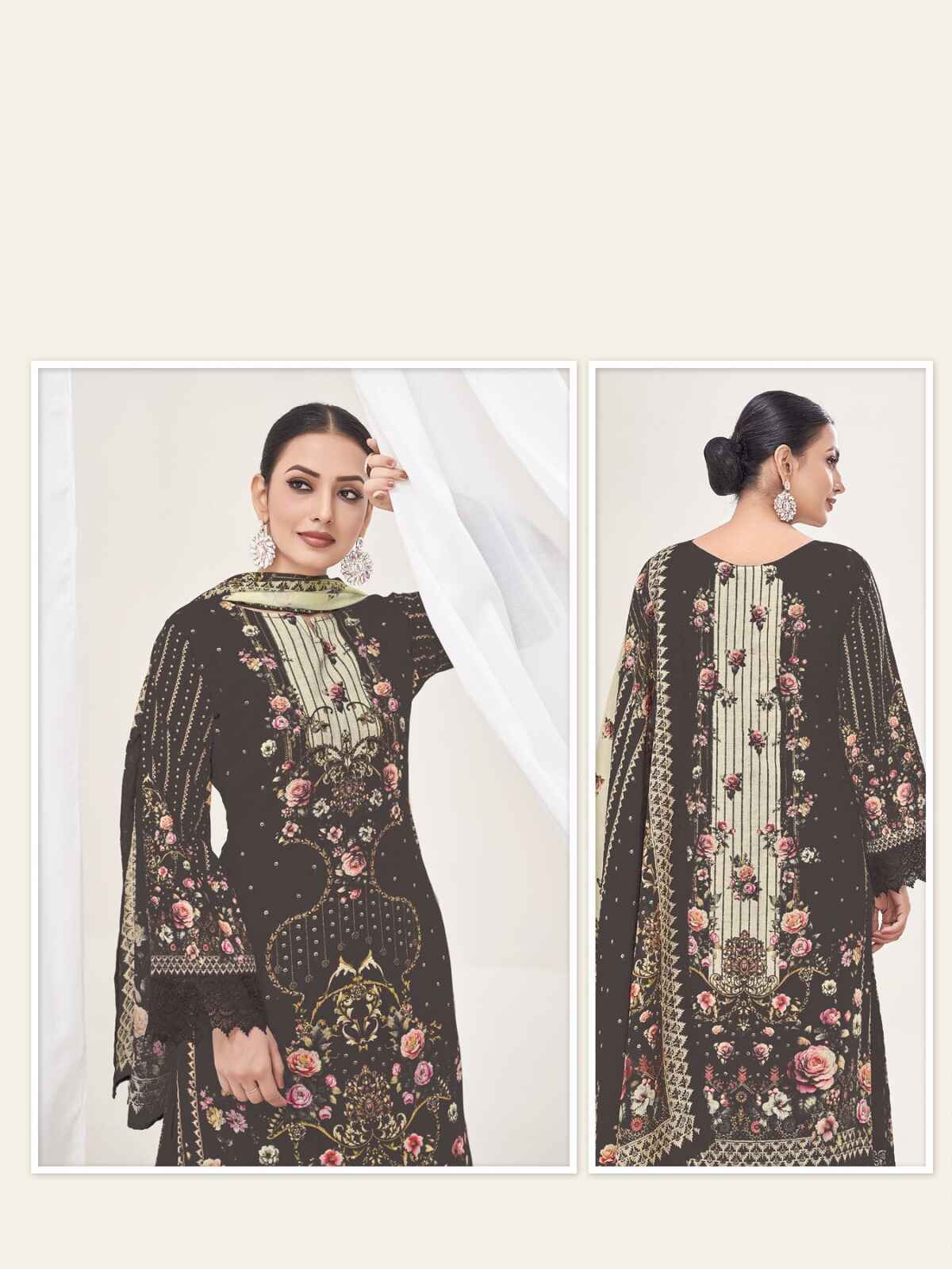 Rahi Rahabat Vol 01 Printed Karachi Dress Material