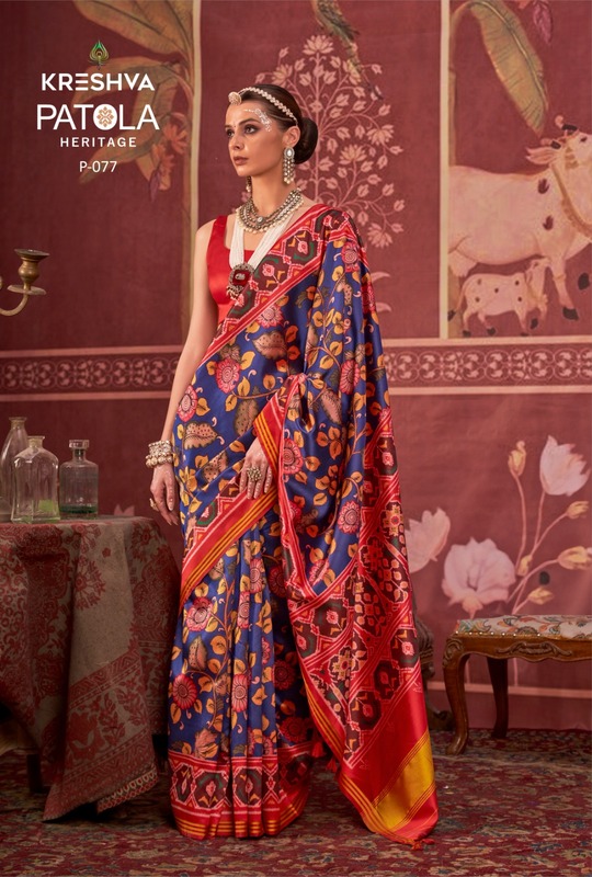 Kreshva Patola Heritage Silk Traditional Wear Saree Collection