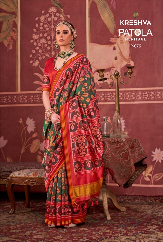 Kreshva Patola Heritage Silk Traditional Wear Saree Collection