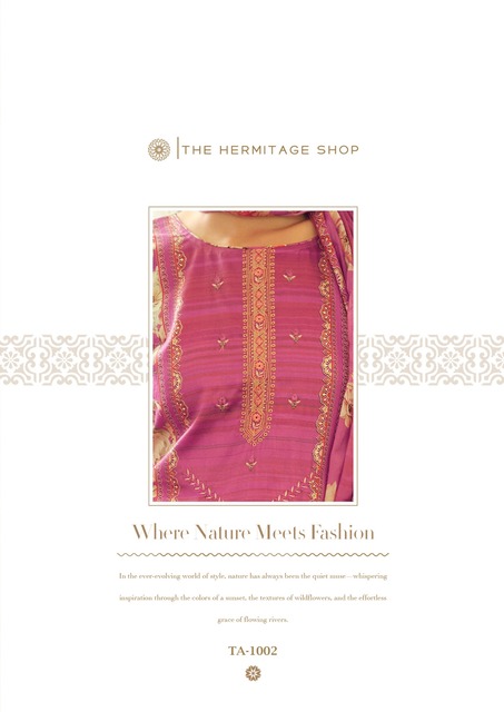 Hermitage Takth Embroidered Dress Material Collection