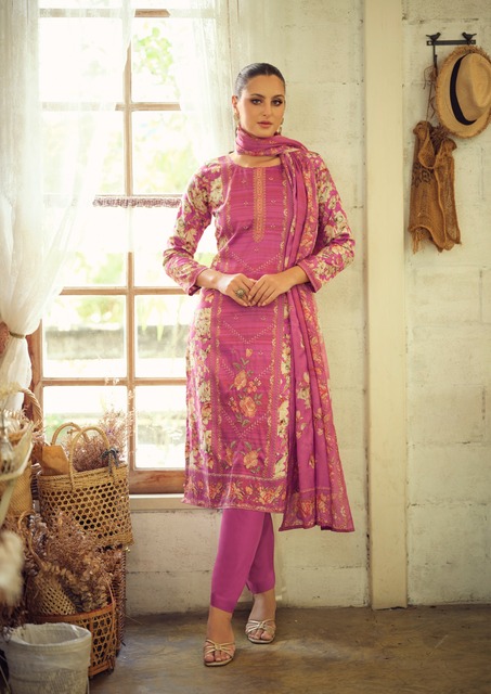 Hermitage Takth Embroidered Dress Material Collection