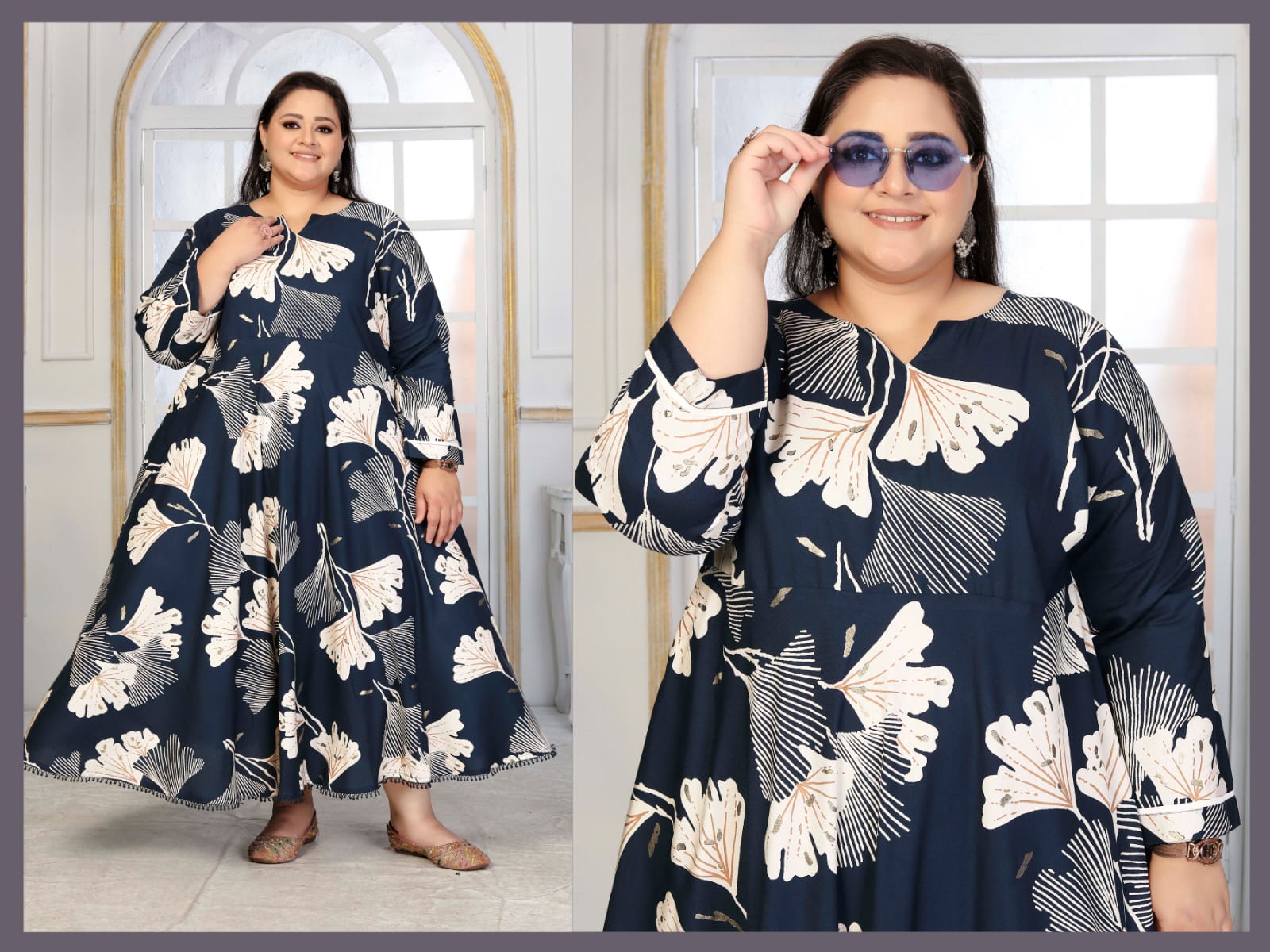 Moksh Plus Size Color Vol 1 Rayon Printed Plus Size Kurti Collection