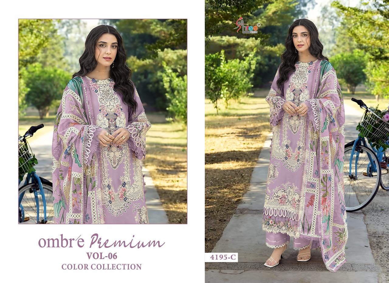 Shree Ombre Premium Vol 6 Pakistani Salwar Kameez