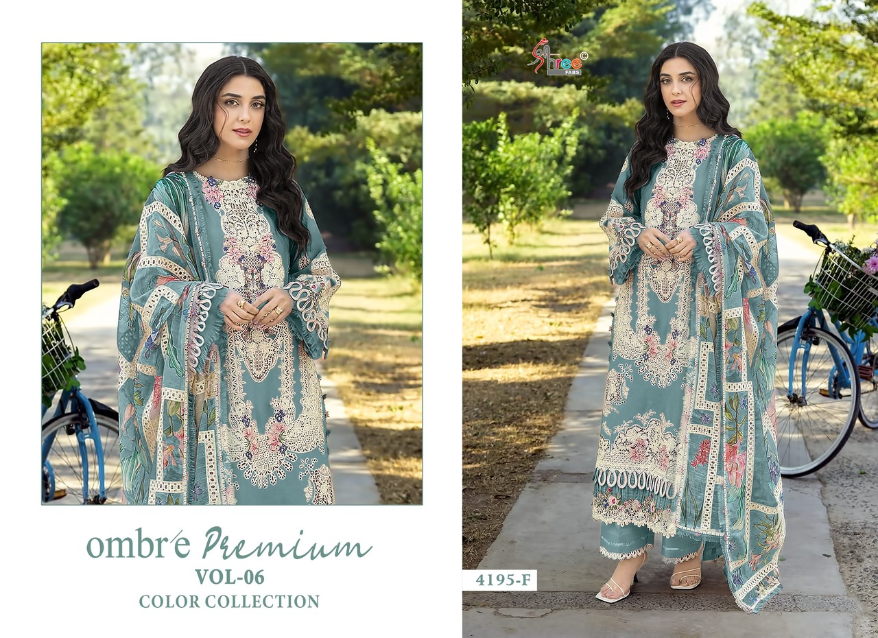 Shree Ombre Premium Vol 6 Pakistani Salwar Kameez