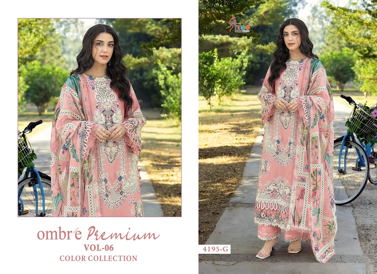 Shree Ombre Premium Vol 6 Pakistani Salwar Kameez