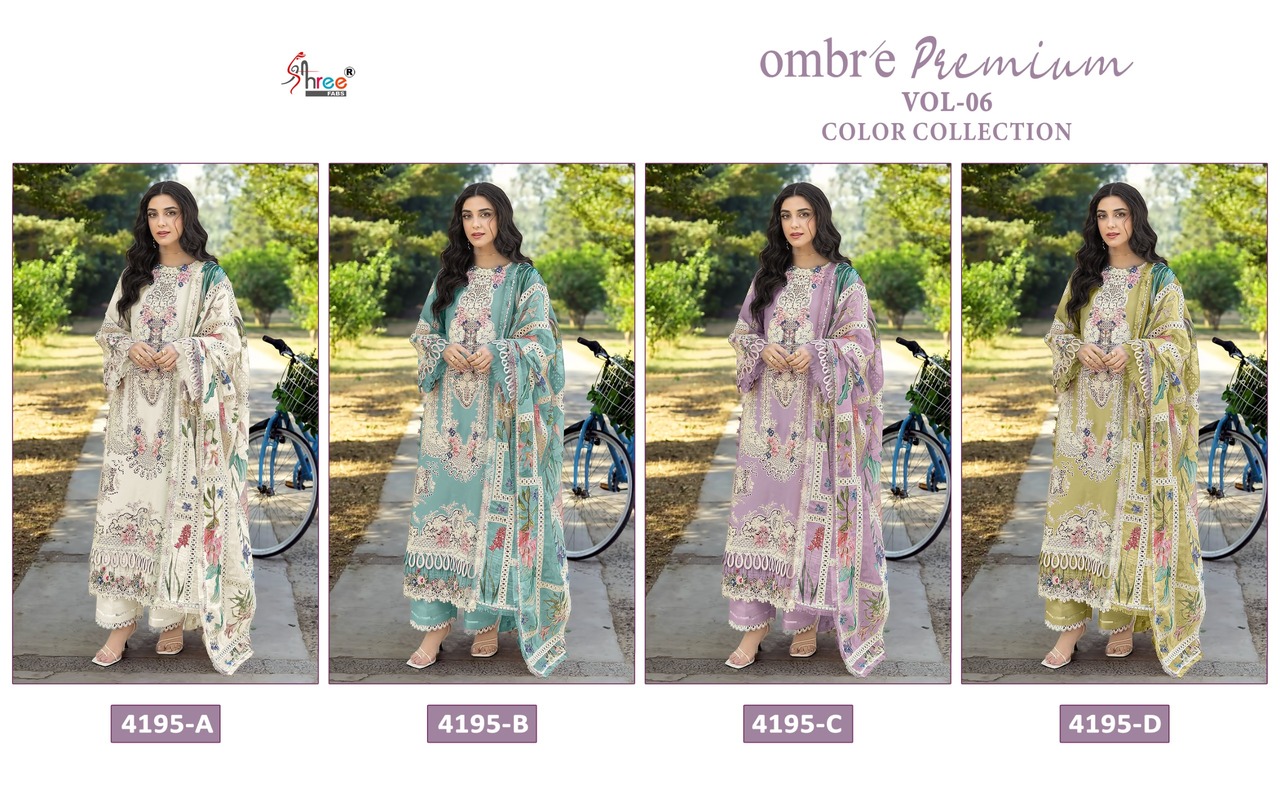 Shree Ombre Premium Vol 6 Pakistani Salwar Kameez