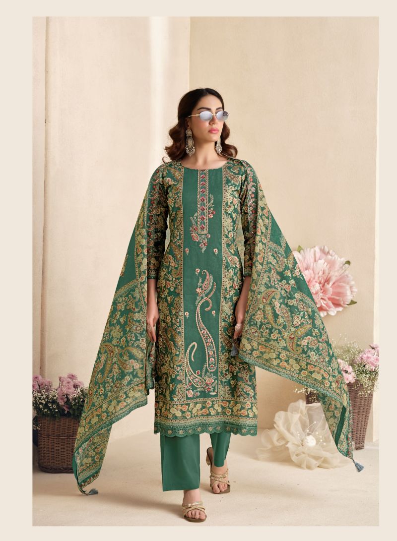 Hermitage Zaira Vol 2 Giza Pk Designer Dress Material Collection
