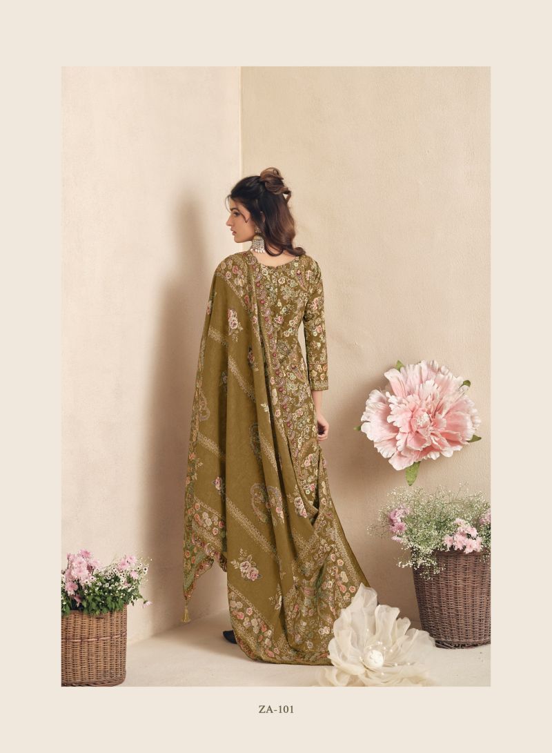 Hermitage Zaira Vol 2 Giza Pk Designer Dress Material Collection