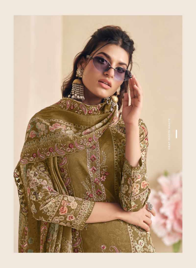 Hermitage Zaira Vol 2 Giza Pk Designer Dress Material Collection