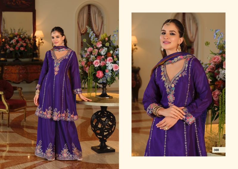 Kalista 2398 And 2400 Embroidered Salwar Kameez Collection