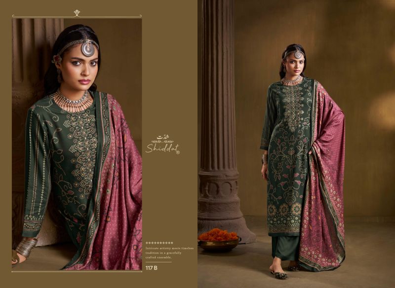 Shiddat Calista 117 Viscose Pashmina Designer Salwar Kameez
