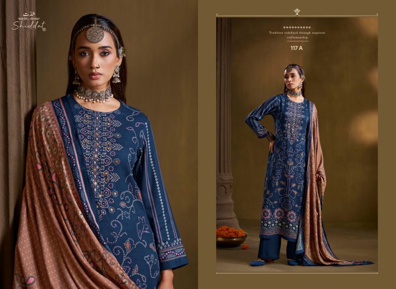 Shiddat Calista 117 Viscose Pashmina Designer Salwar Kameez